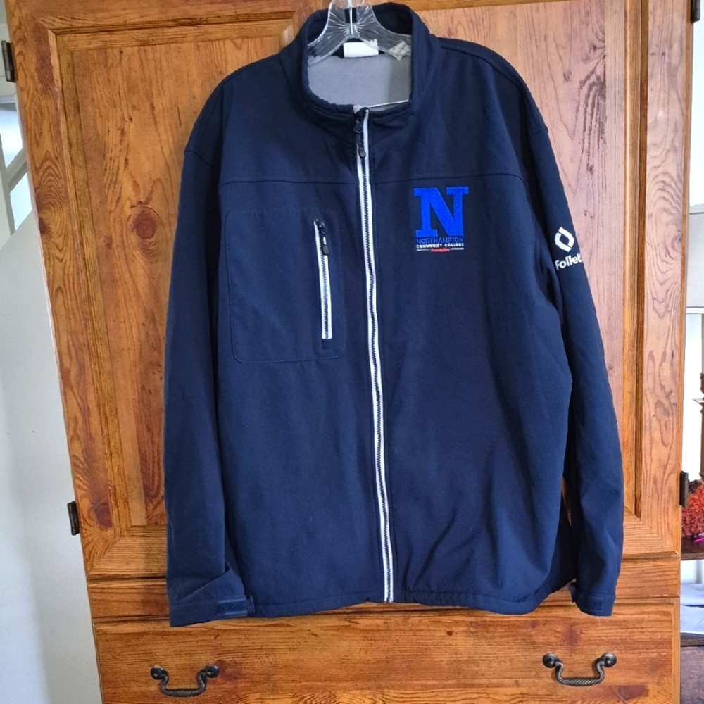 Mens Clique Navy Blue Softshell Jacket XXL